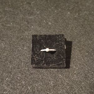 Source Unknown White Bead Stretch Ring - Women Jewelry